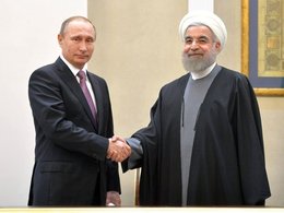 Переговоры Владимира Путина с Президентом Ирана Хасаном Рухани
