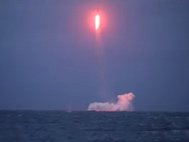 Запуск ракеты «Синева»