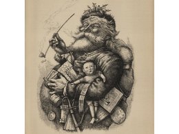 Санта-Клаус на рисунке Томаса Наста