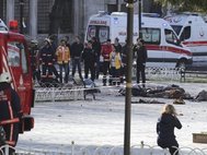 Взрыв на площади Султанахмет в Стамбуле