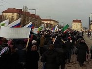 Митинг в Грозном в поддержку Кадырова