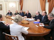 Встреча Владимира Путина с представителями избирательных комиссий, 2013 г. Фото: пресс-служба Президента РФ