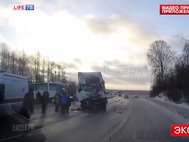 На месте ДТП возле Выборга