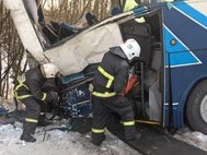 На месте ДТП возле Выборга