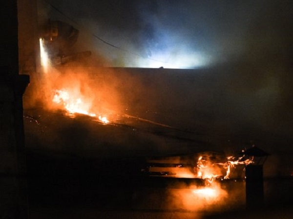 Пожар в швейном цехе на Стромынке