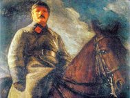 Владимир Гринберг. М.В. Фрунзе на коне
