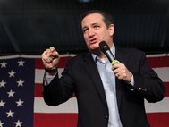 Тед Круз выступает перед членами республиканской партии в штате Айова. Октябрь 2015 г. Фото:  en.wikipedia.org