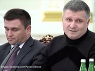 Павел Климкин и Арсен Аваков. Кадр Радио Свобода