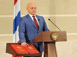 Присяга губернатора Омской области Виктора Назарова.