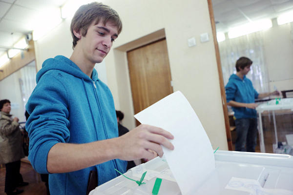 Голосование на выборах в Мосгордуму 14 сентября 2014 года. 