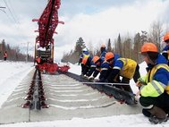 Работы на участке Чудничный - Звездная. 