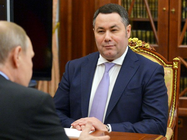 Игорь Руденя на встрече с Владимиром Путиным