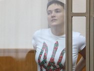 Надежда Савченко в Донецком городском суде 2 февраля 2016 года