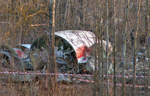 На месте катастрофы Ту-154 под Смоленском