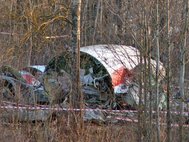 На месте катастрофы Ту-154 под Смоленском