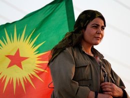 Участница вооруженных формирований Курдской рабочей партии.