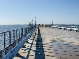 Строящийся мост через Керченский пролив