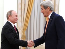 Встреча Владимира Путина с госсекретарём США Джоном Керри 24 марта 2016