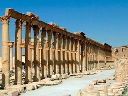 Остатки архитектурного ансамбля в городе Пальмира
