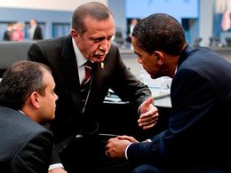 Реджеп Эрдоган и президент США Барак Обама