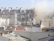 Последствия взрыва в Париже