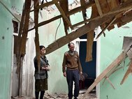Азербайджан, Тертерский район, село Азад Гарагоюнлу. Дом Мирзы Рагимова, разрушенный в результате обстрела 2 апреля 2016 года