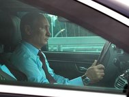 Владимир Путин за рулем автомобиля