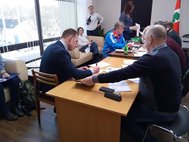 Кандидаты подают документы в избирательную комиссию Барвихи