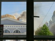 Пожар в Конногвардейском манеже, Санкт-Петербург