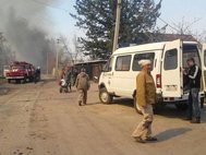 Пожар в селе Малиновка