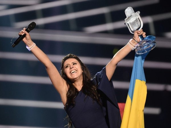Певица Джамала на конкурсе "Евровидение"