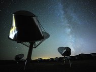 Радиотелескоп Allen Telescope Array наблюдает за звездой KIC 8462852