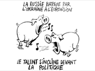 Карикатура Charlie Hebdo на итоги «Евровидения»