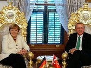 Встреча канцлера Германии А.Меркель и президента Турции Реджепа Эрдогана.