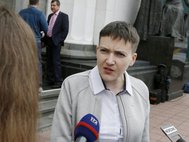 Надежда Савченко в Верховной Раде 31 мая 2016