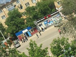 Кадр, сделанный очевидцем во время беспорядков в Актобе 5 июня 2016