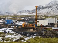 Станция для закачки углекислого газа под землю в Исландии