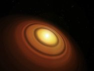 Протопланетный диск вокруг звезды TW Гидры