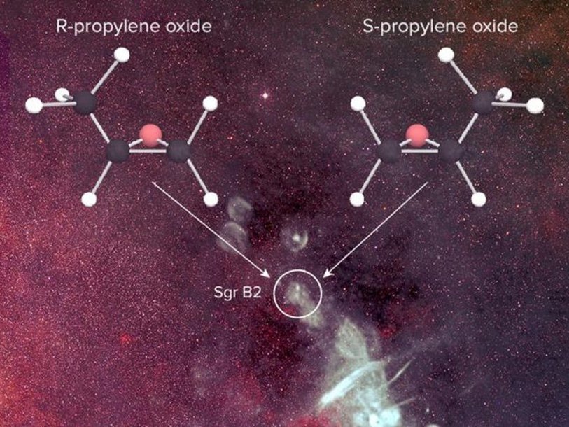 Молекулы оксида пропилена в космосе