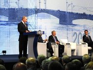 На пленарном заседании XX Петербургского международного экономического форума.