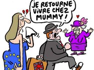 Карикатура Charlie Hebdo на brexit