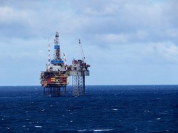 Нефтяная платформа в Северном море