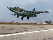 Самолеты российской авиагруппы на базе Хмеймим