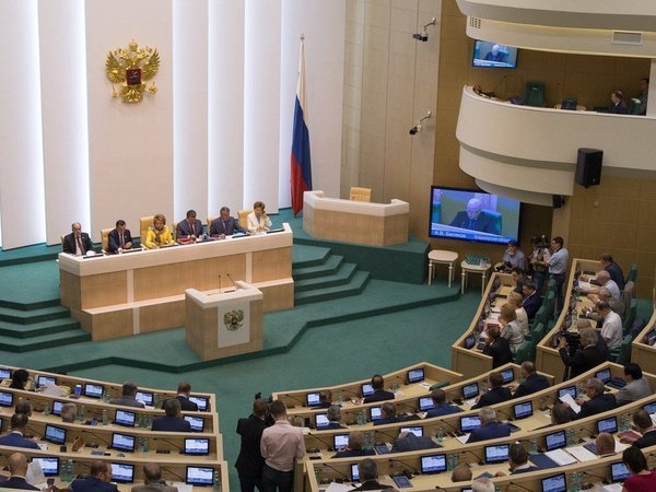Заседание Совета Федерации