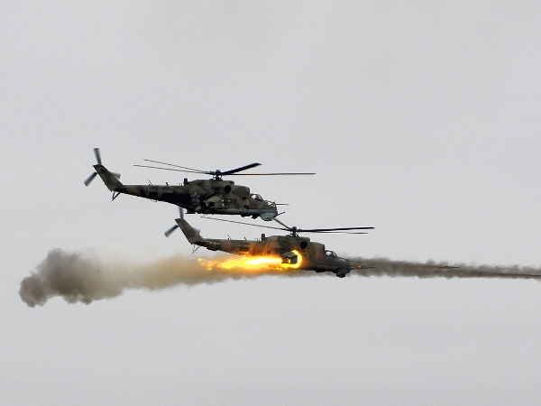 Российские военные вертолеты