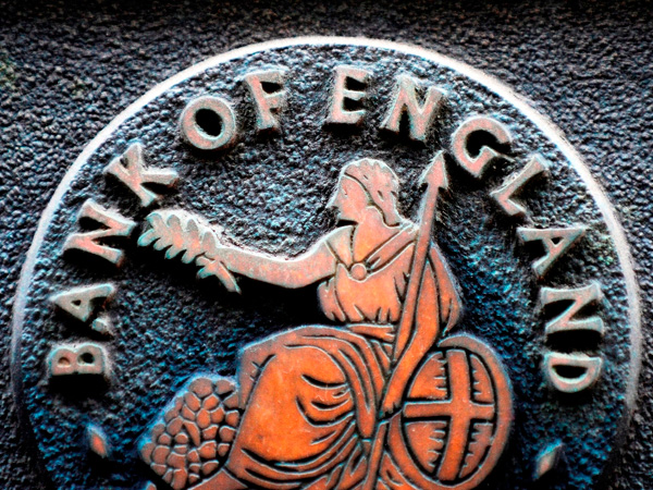 Эмблема банка Англии
