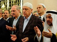 Р.Эрдоган в мечети