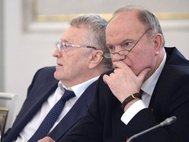 Лидеры партий, конкурирующих за второе место на выборах, - Владимир Жириновский и Геннадий Зюганов. 
