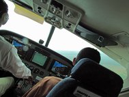 В кабине гидросамолета Cessna 208B