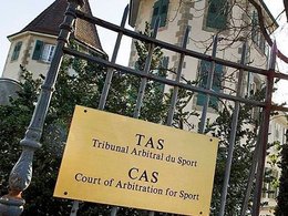 Здание и вывеска спортивного арбитражного суда в Лозанне